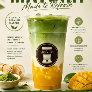 Mango Matcha Latte