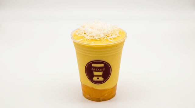 Coconut Mango Banana Smoothie.