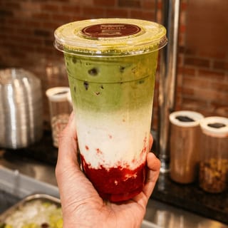Strawberry Matcha Latte