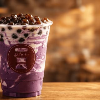 Purple Yam Fresh Milk Macchiato
