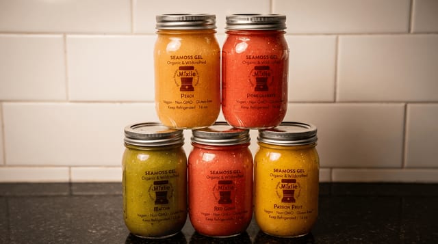 Golden Seamoss Gel — Original (16 oz Jar).