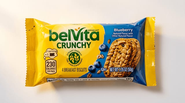 BelVita Blueberry Biscuits.