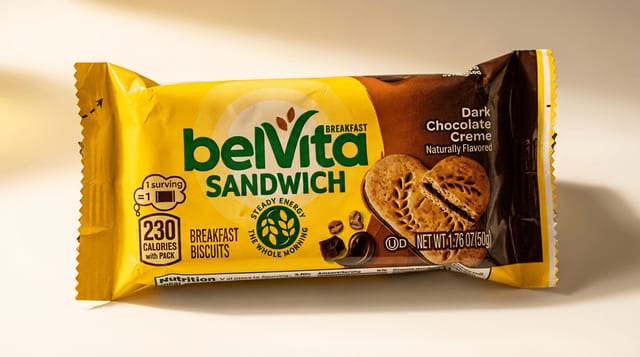 BelVita Dark Chocolate Biscuits.